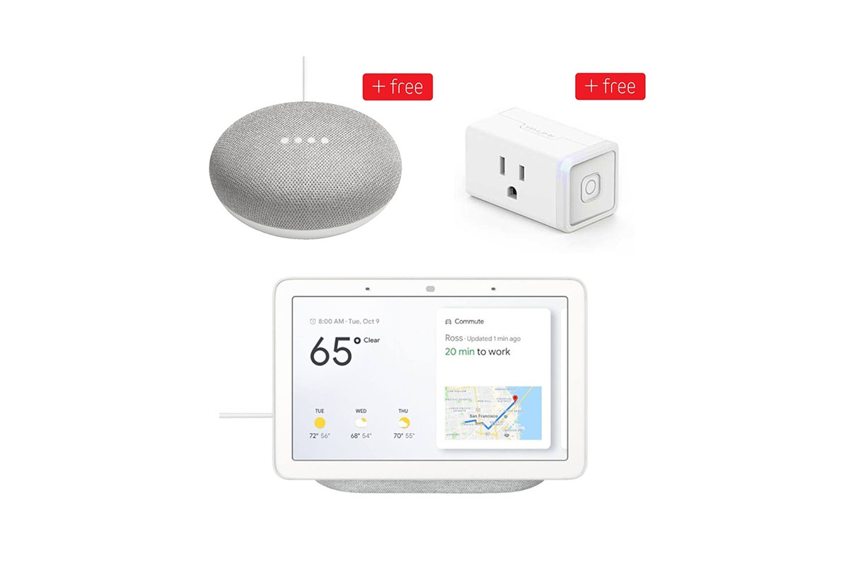 Google Home Hub + Smart Plug + Mini Daily Tech Find